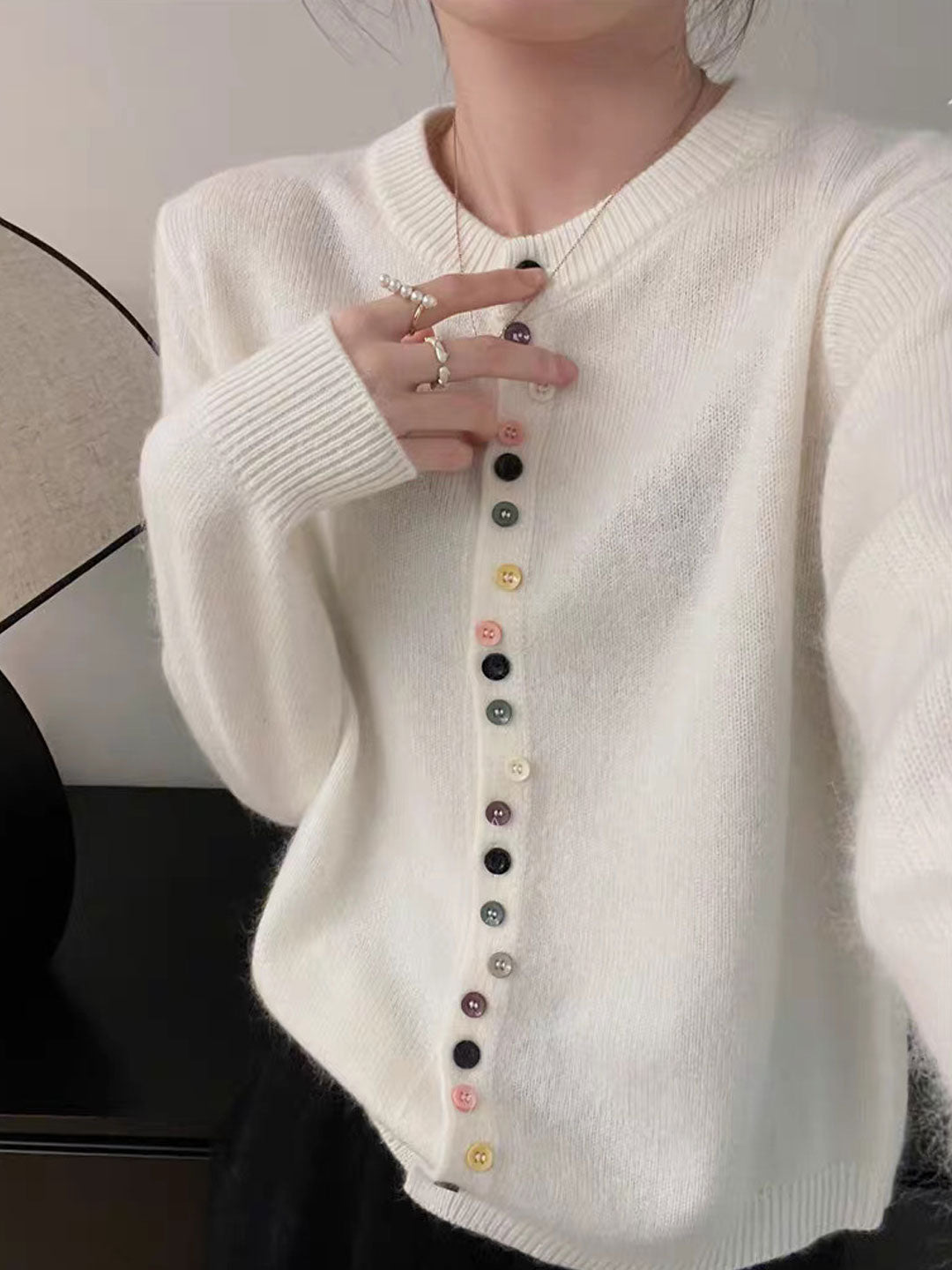 Women's Knit Cardigan | Buttoned Front & Soft Comfort 5