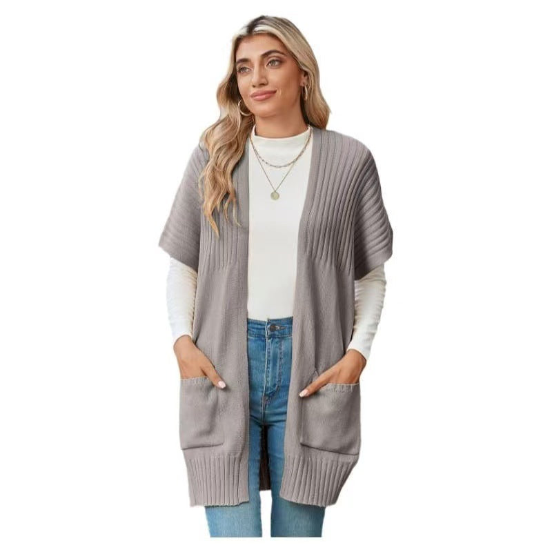 Women's Open-Front Knit Cardigan | Lightweight Layering Essential 6