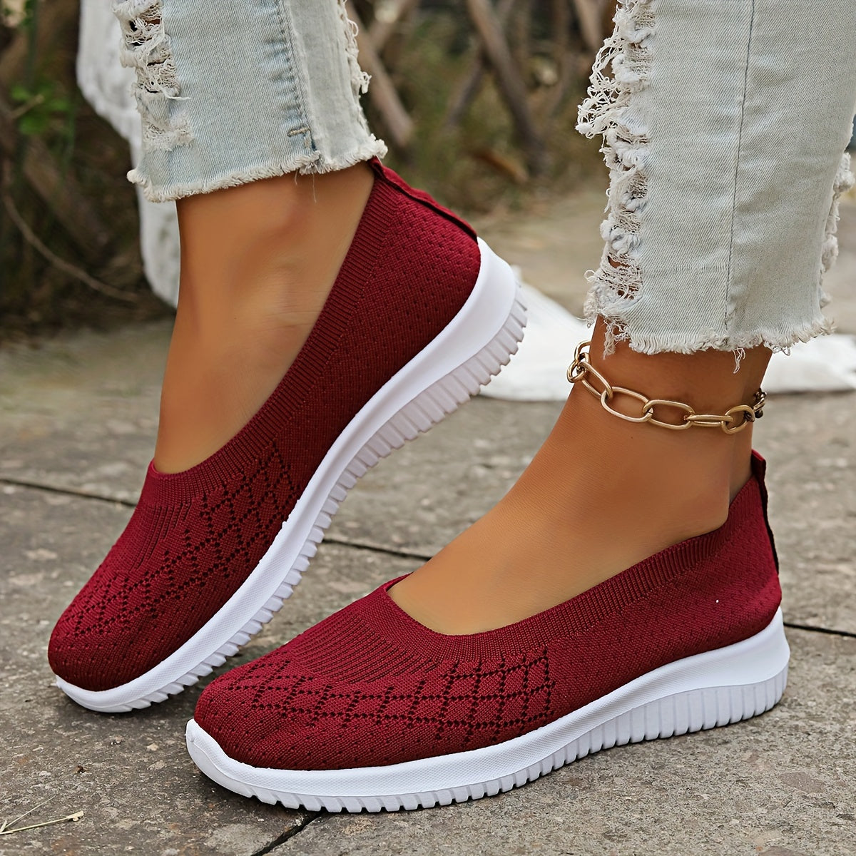 Women's Slip On Shoes | Breathable Knit & Lightweight Comfort