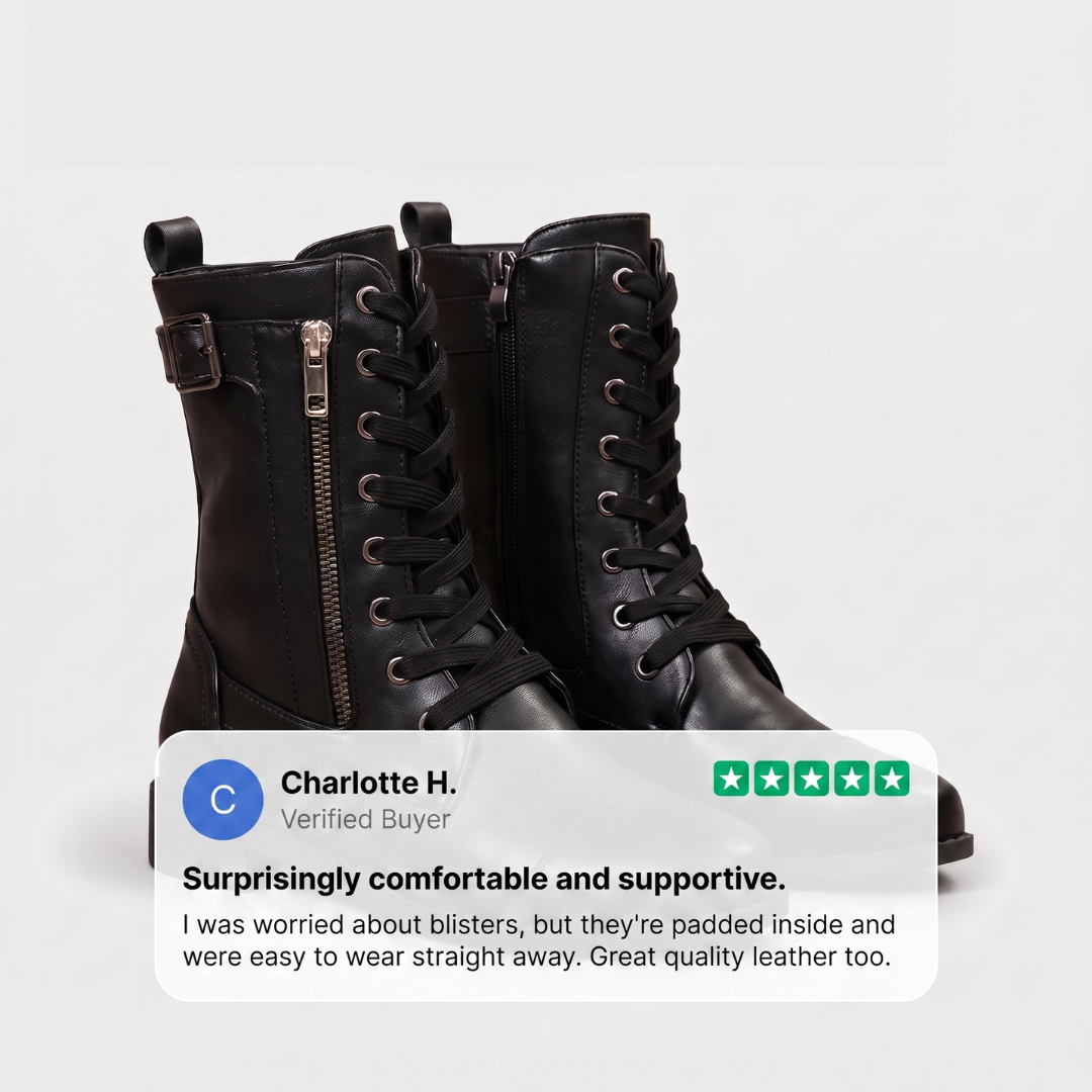 Women's Ankle Boots | Adjustable Lace-Up Fit