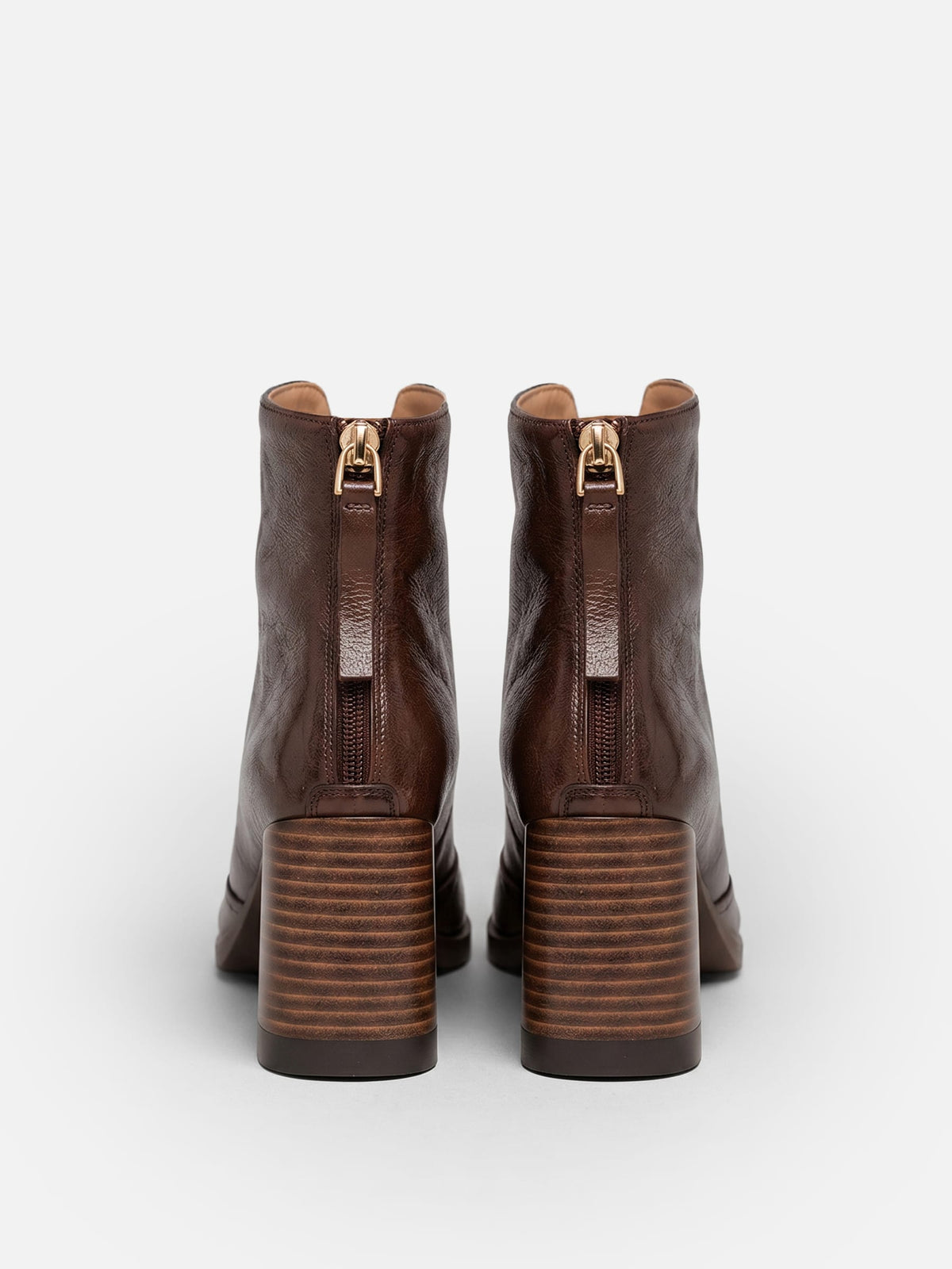 Women's Ankle Boots | Square Heel & Zip Fastening