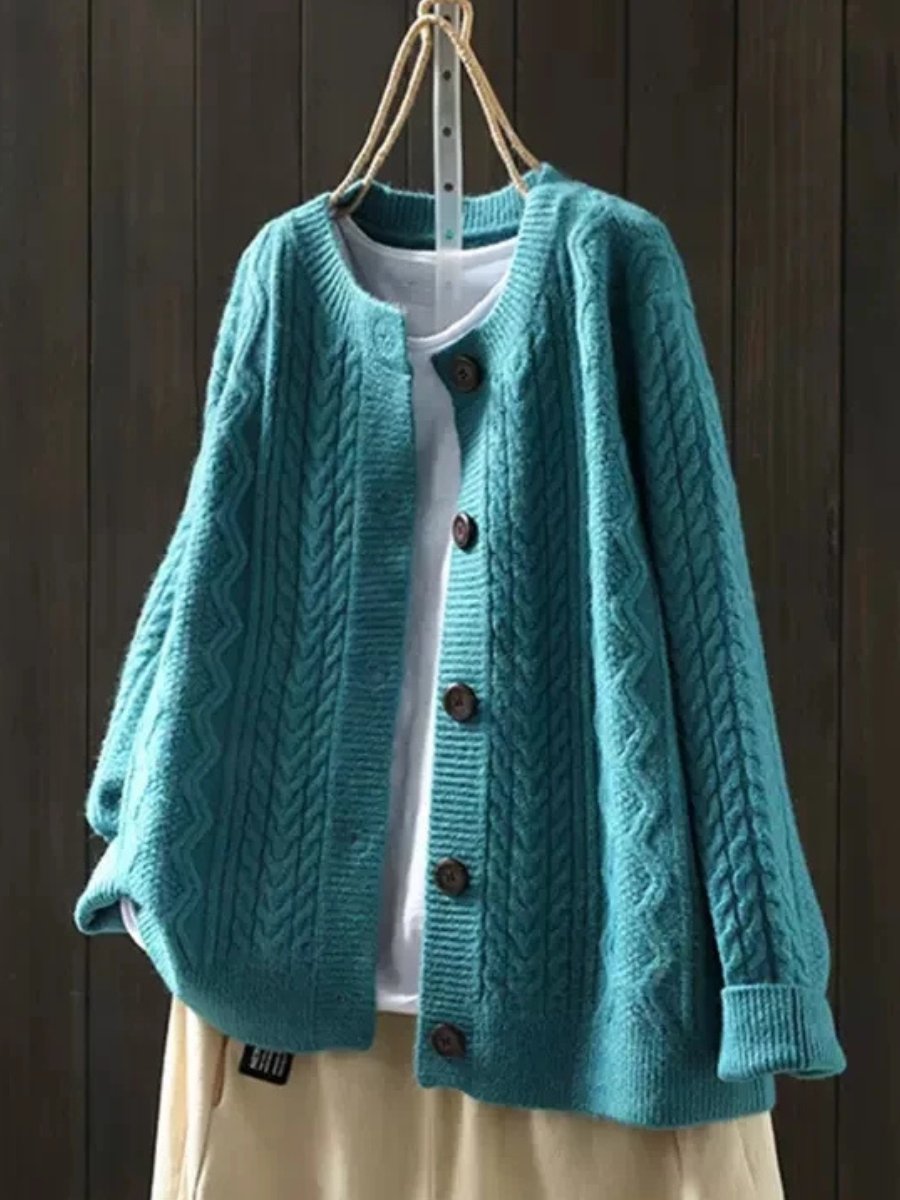 Women's Cable Knit Cardigan | Oversized & Warm