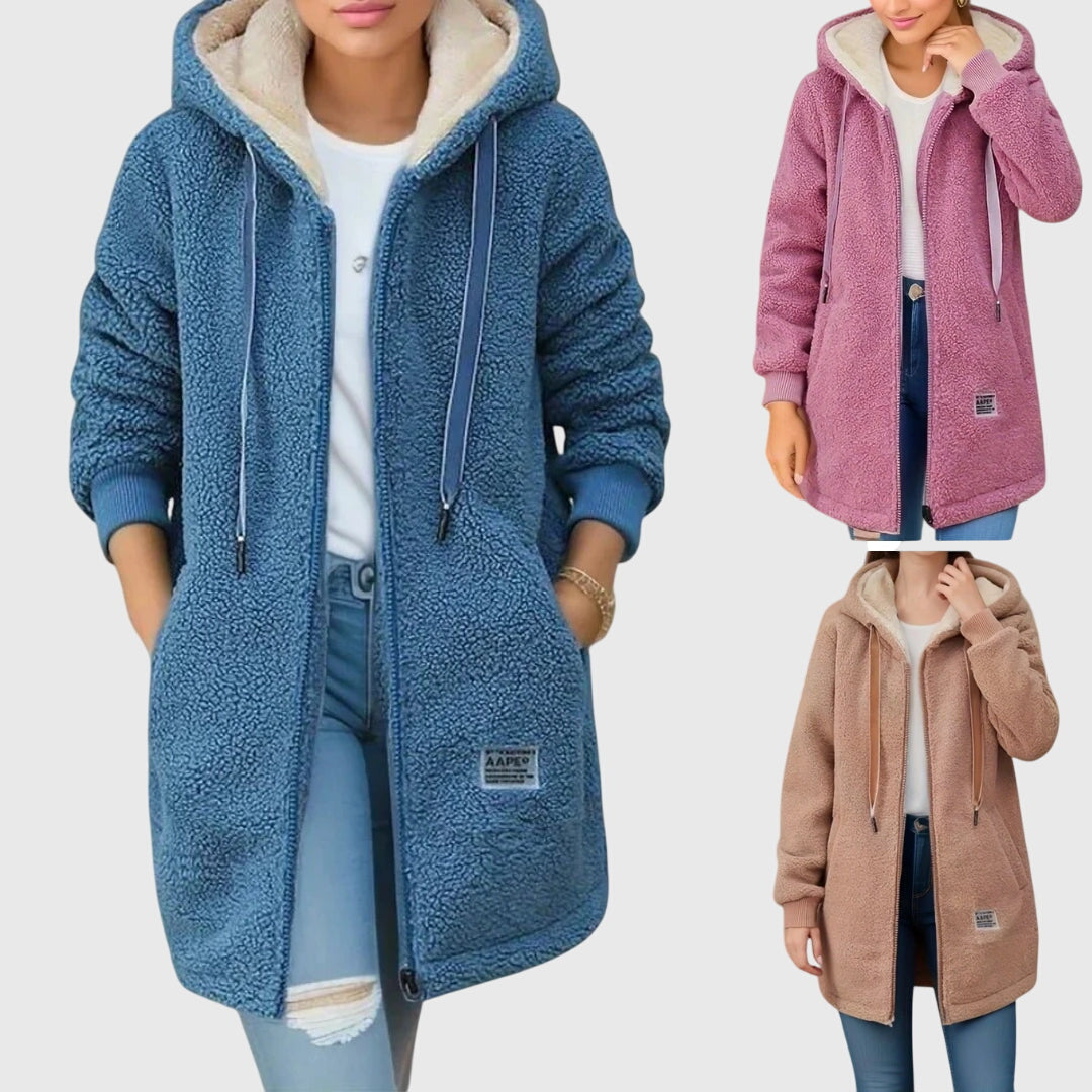 Women's Hooded Coat | Warm & Comfortable