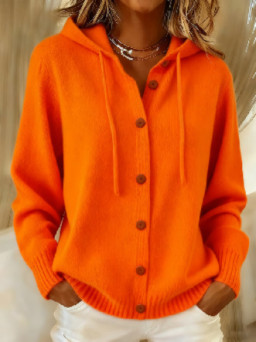 Women's Long Hooded Cardigan | Oversized Knit Warmth