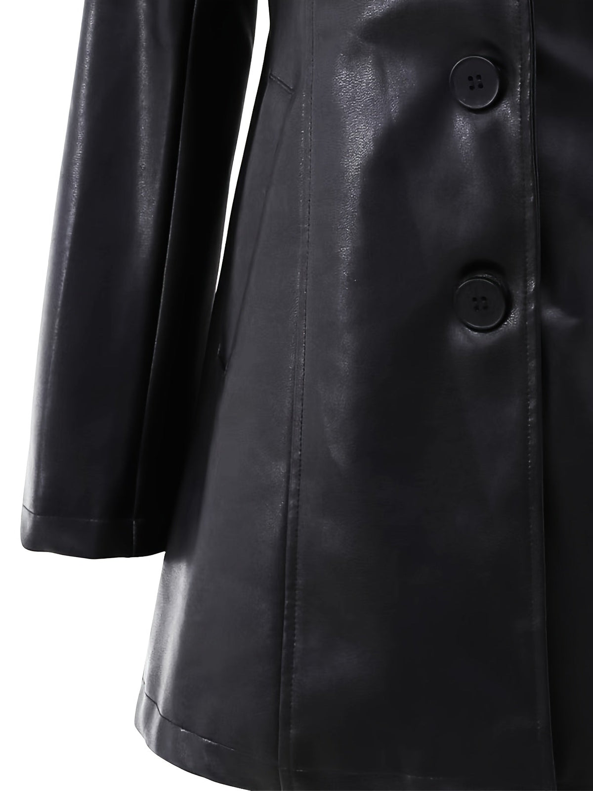 Women's Longline Winter Coat | Slim Fit & Notch Lapel
