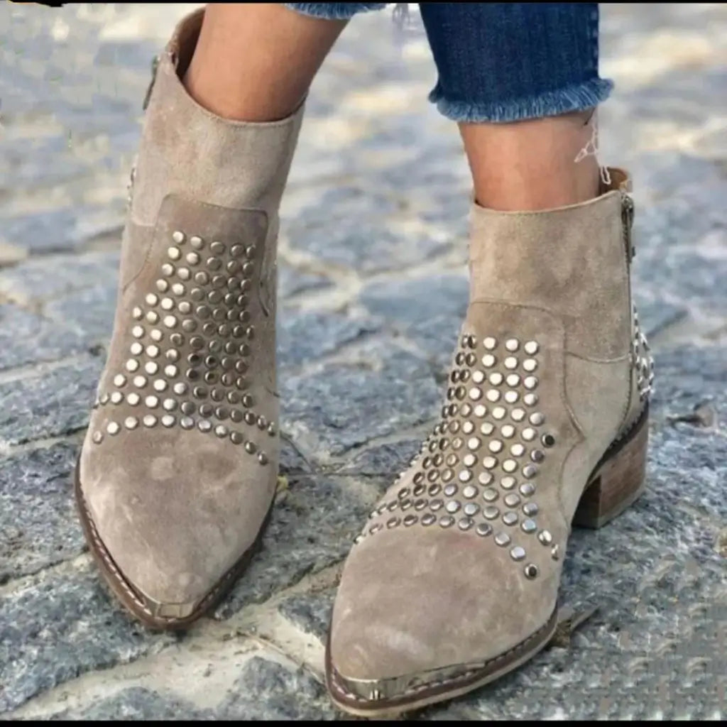 Women's Studded Boots | Cushioned Comfort & Stability