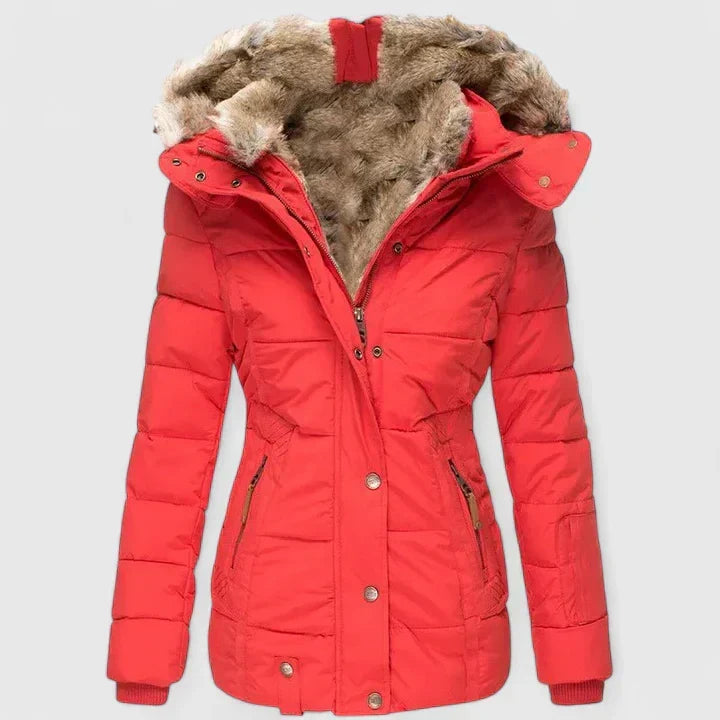 Women's Winter Coat | Adjustable Hood & Warm