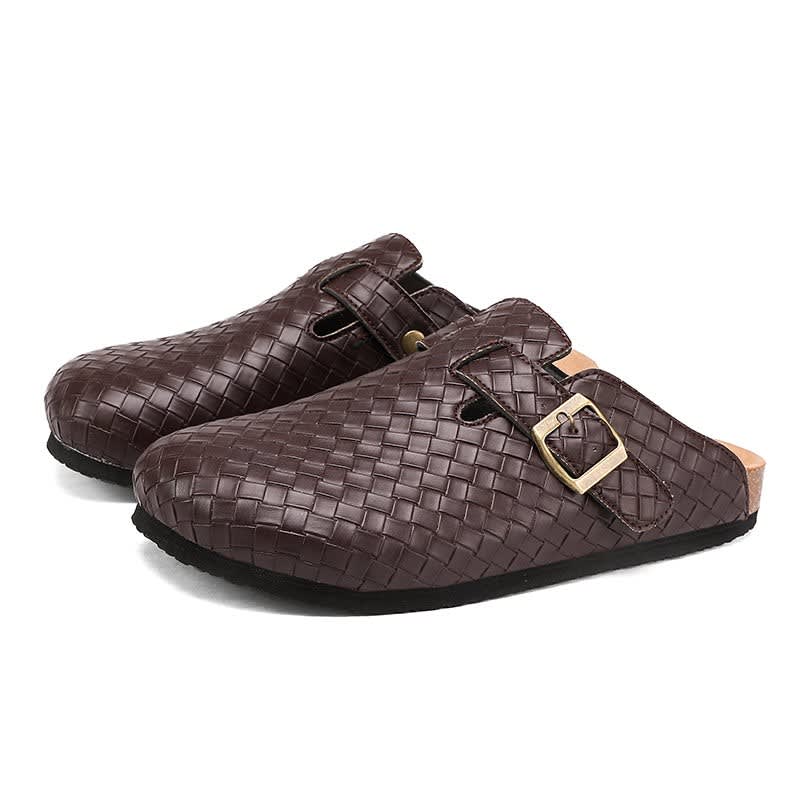 Women's Woven Clogs | Adjustable Buckle Strap