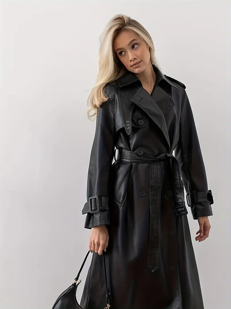 Women's Trench Coat | Belted & Double-Breasted 4
