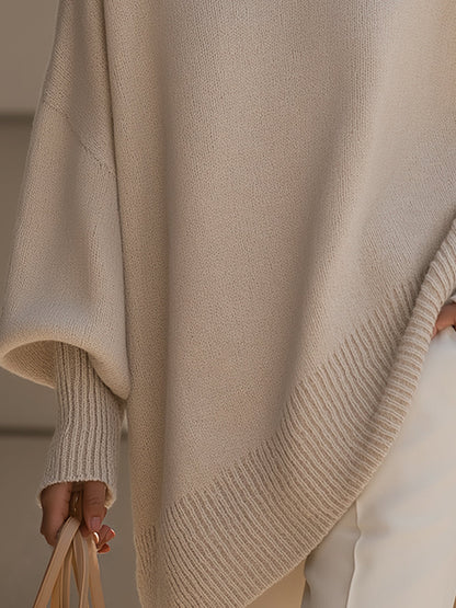 Women's Oversized Jumper | Relaxed Fit & Ribbed Trim