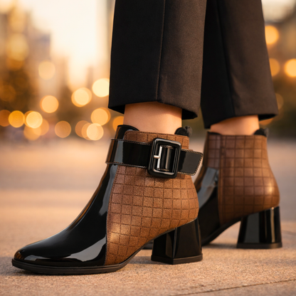 Women's Ankle Boots | Block Heel & Cushioned Comfort