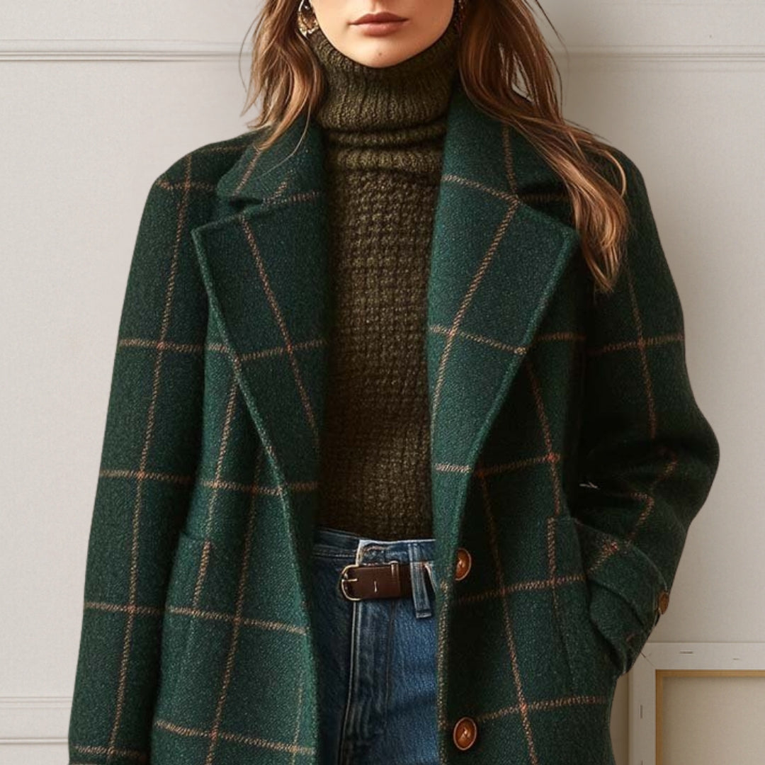 Women's Long Coat | Warm & Tailored Fit 3