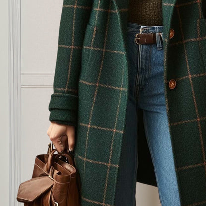 Women's Long Coat | Warm & Tailored Fit 4