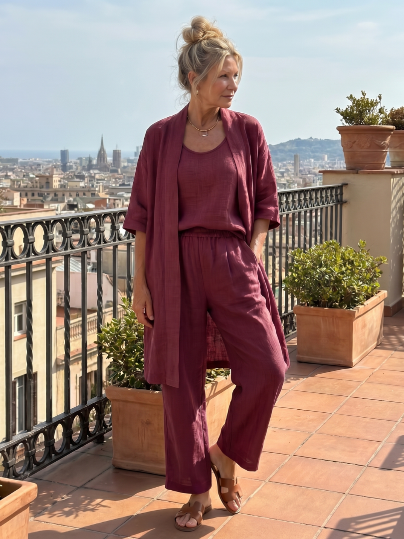 Women's Three Piece Trouser Set | Relaxed Fit & Lightweight 14