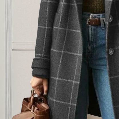 Women's Long Coat | Warm & Tailored Fit 7