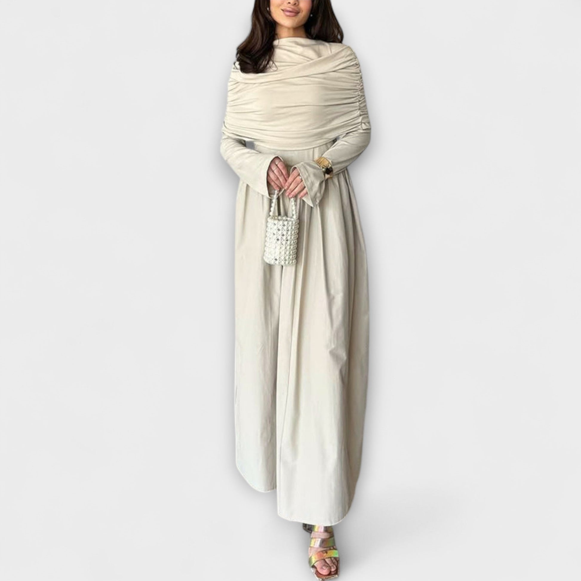 Jessica - Chic Pleated Dress for Everyday Wear