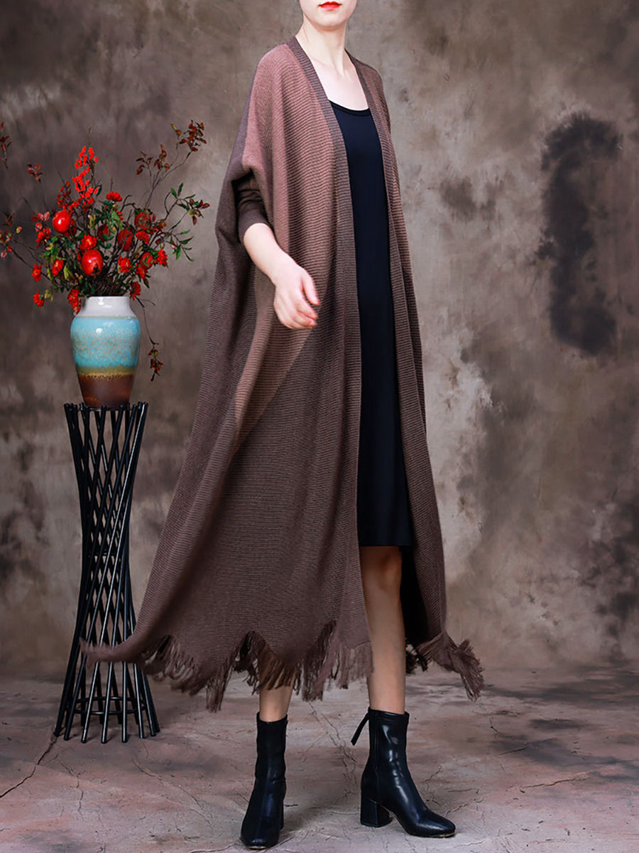 Women's Patchwork Coat | Irregular Cut & V-Neck Style 8