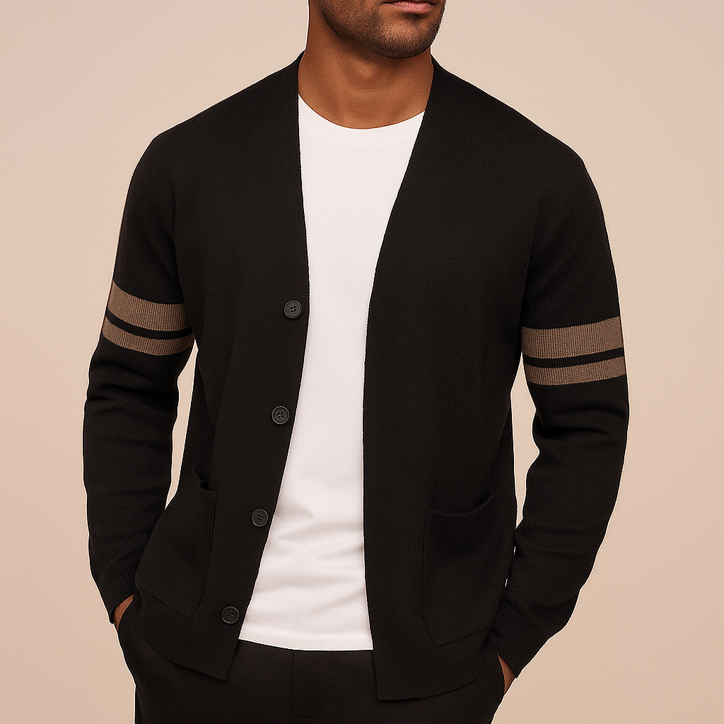Men's Cardigan | Lightweight Warmth & Modern Design