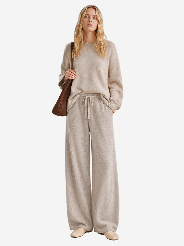 Women's Wide-Leg Trousers | Soft, Flowing Drape