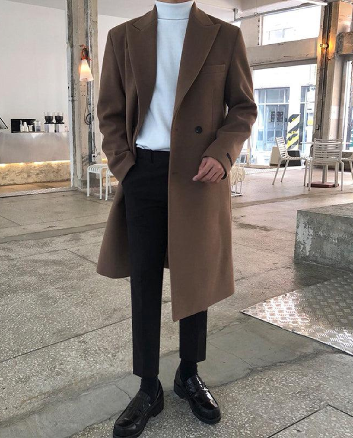 Women's Coat | Double-Breasted & Structured Fit 1