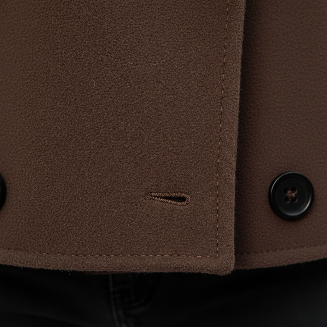 Women's Double-Breasted Jacket | Warm & Elegant