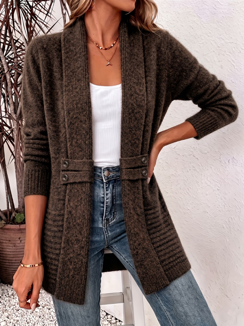 Women's Open-Knit Cardigan | Soft & Lightweight Layer 4