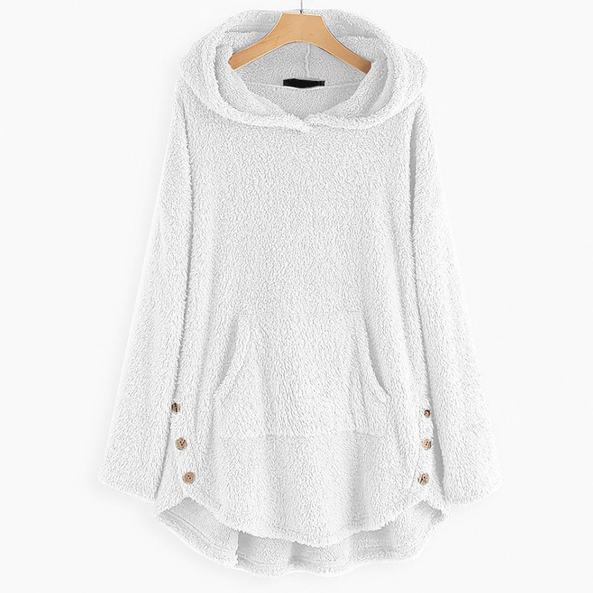 Women's Plush Hoodie | Cozy Chest Pocket Design