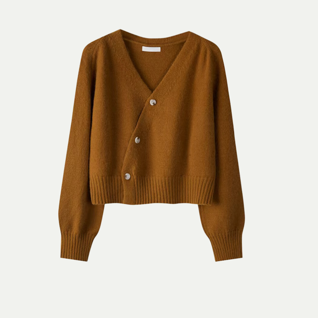 Women's Cardigan | V-Neck & Button Fastening 6