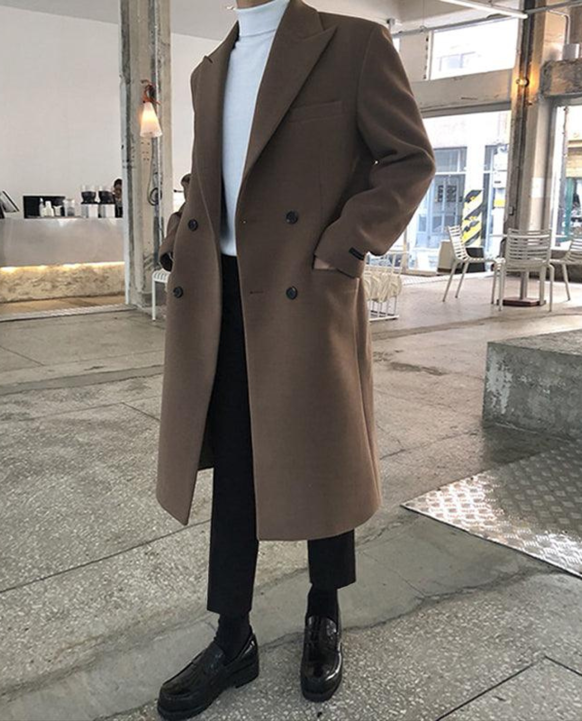 Women's Coat | Double-Breasted & Structured Fit 3