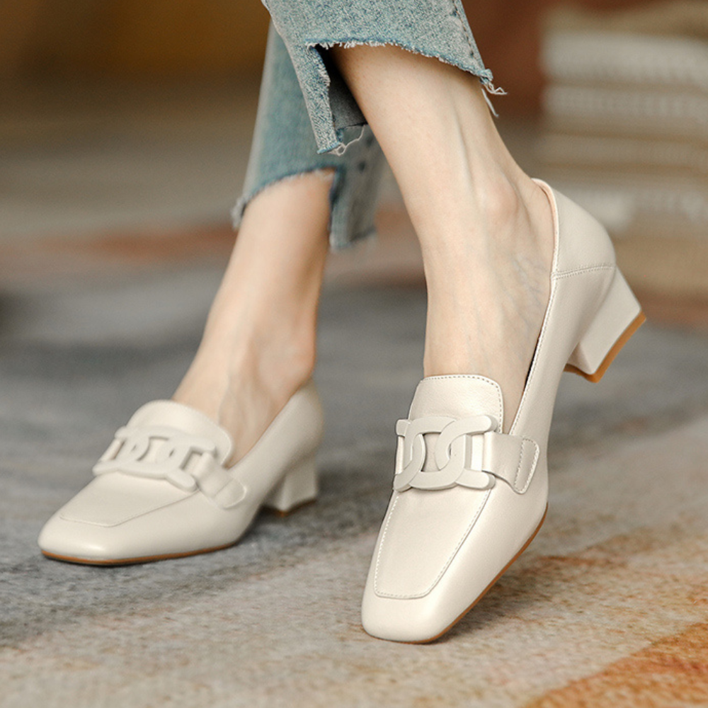 Women's Block Heel Loafers | Stable & Comfortable