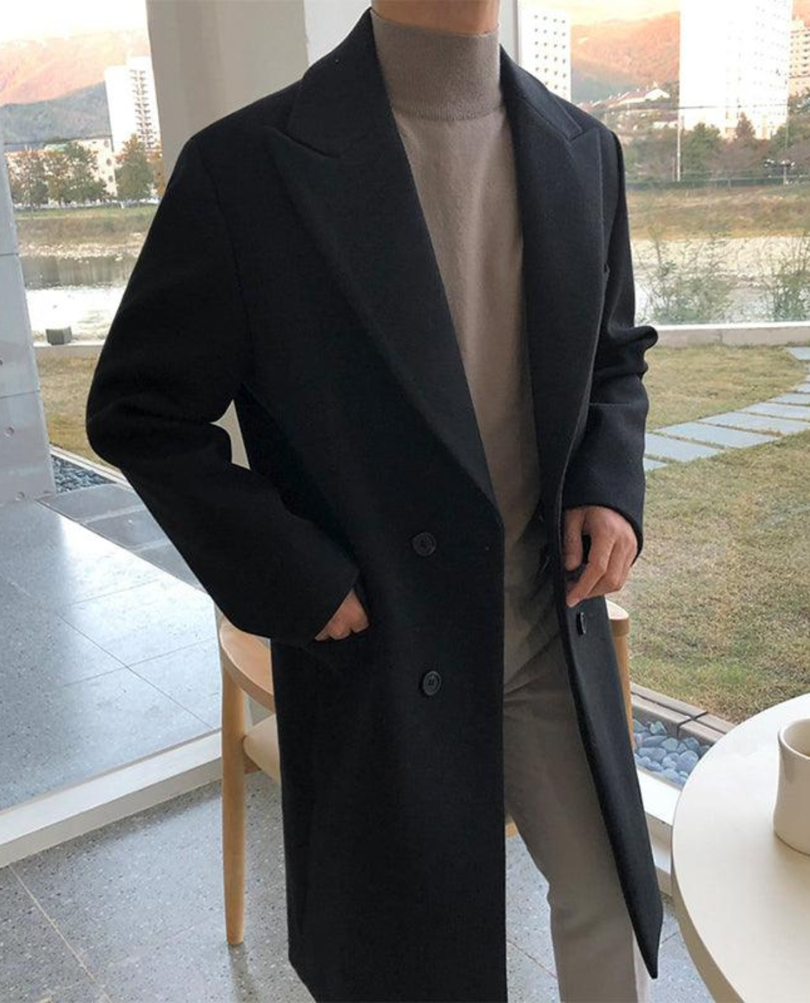 Women's Coat | Double-Breasted & Structured Fit 4