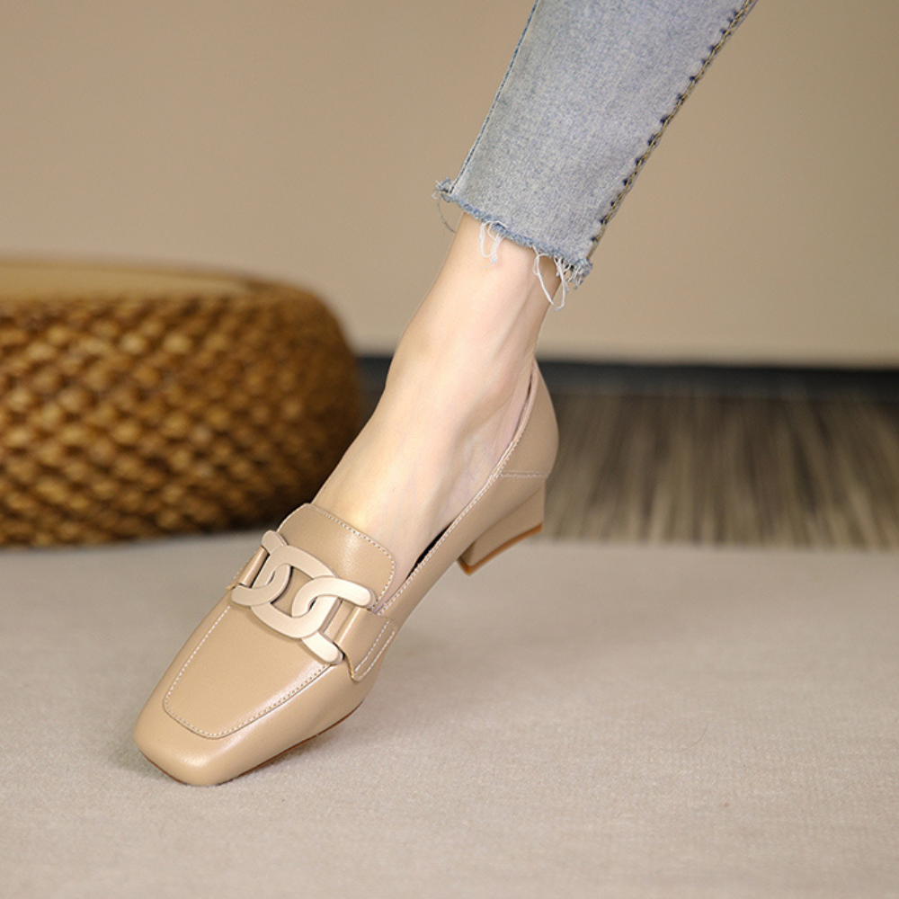 Women's Block Heel Loafers | Stable & Comfortable