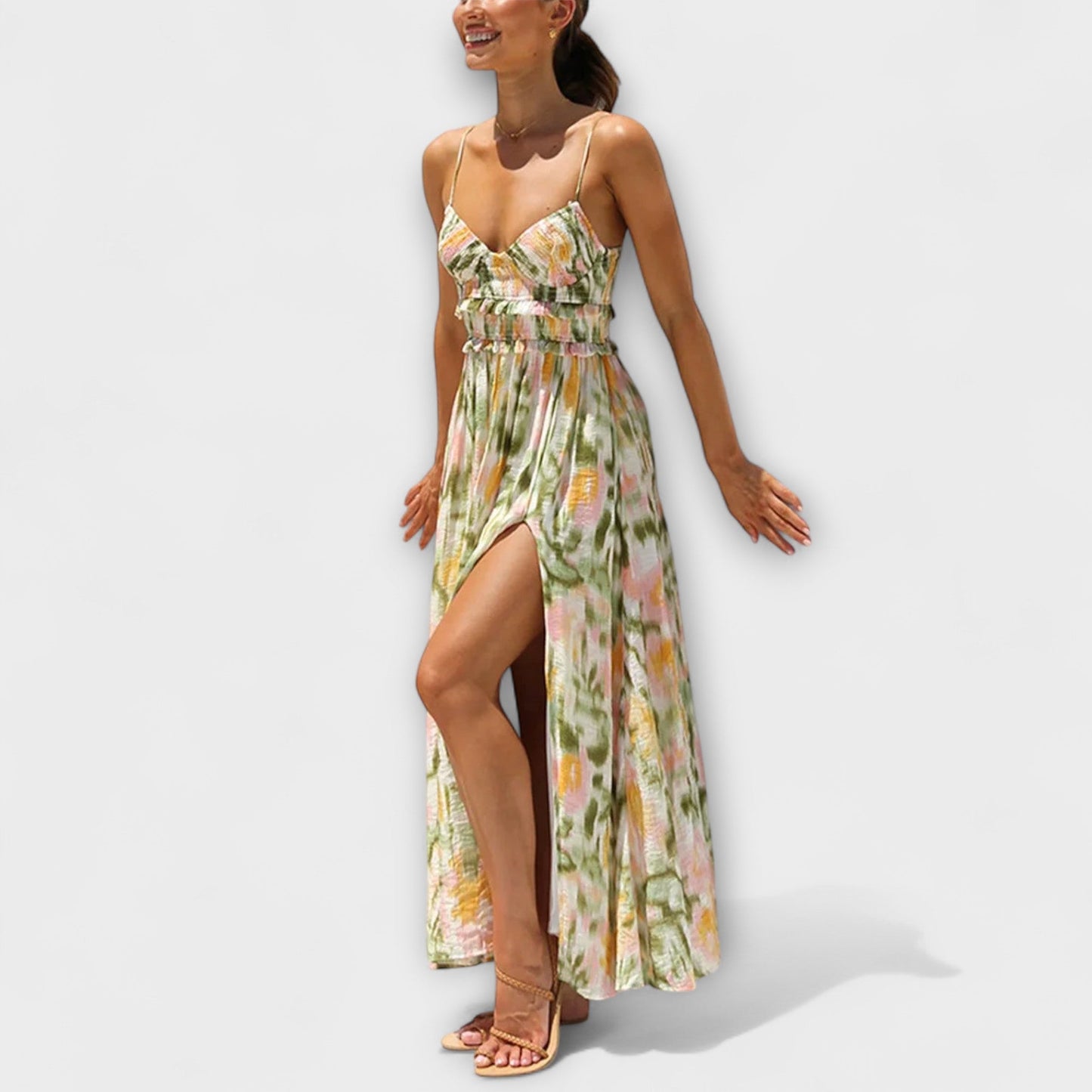 Annalise - Chic Printed Dress for Any Occasion