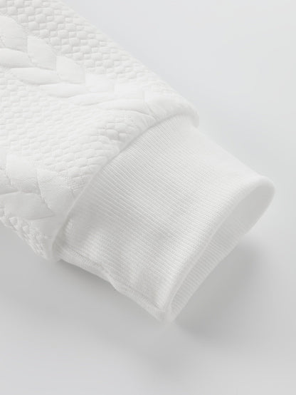 Men's Cable Knit Sweatshirt | Relaxed Fit & Textured 12