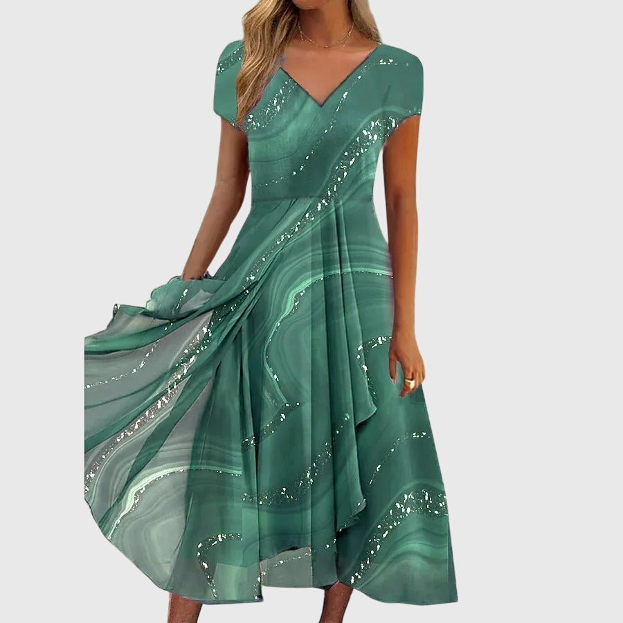 Chic Flowing Midi Dress for Every Occasion