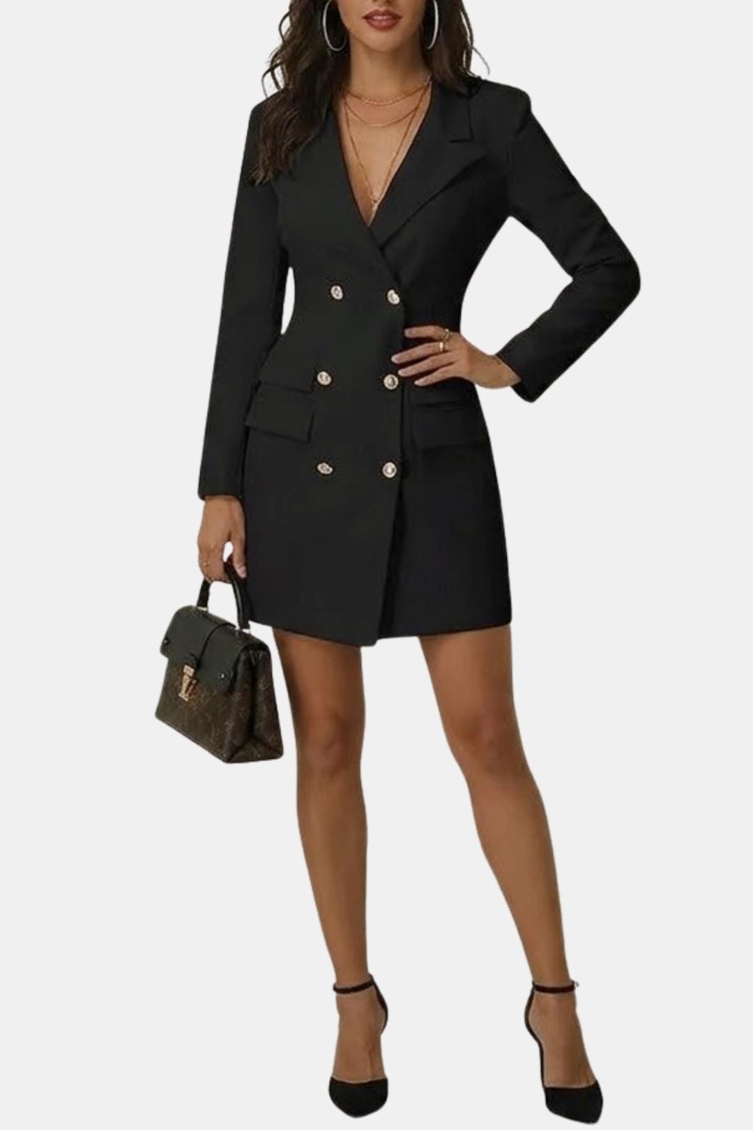 Women's Blazer Dress | Tailored Fit & Double-Breasted 4
