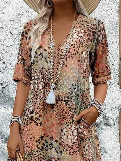 Andrea - Vibrant Midi Dress 5