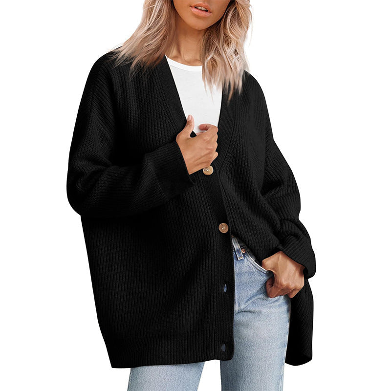Anna - Cozy Striped Knit Cardigan for Everyday Wear