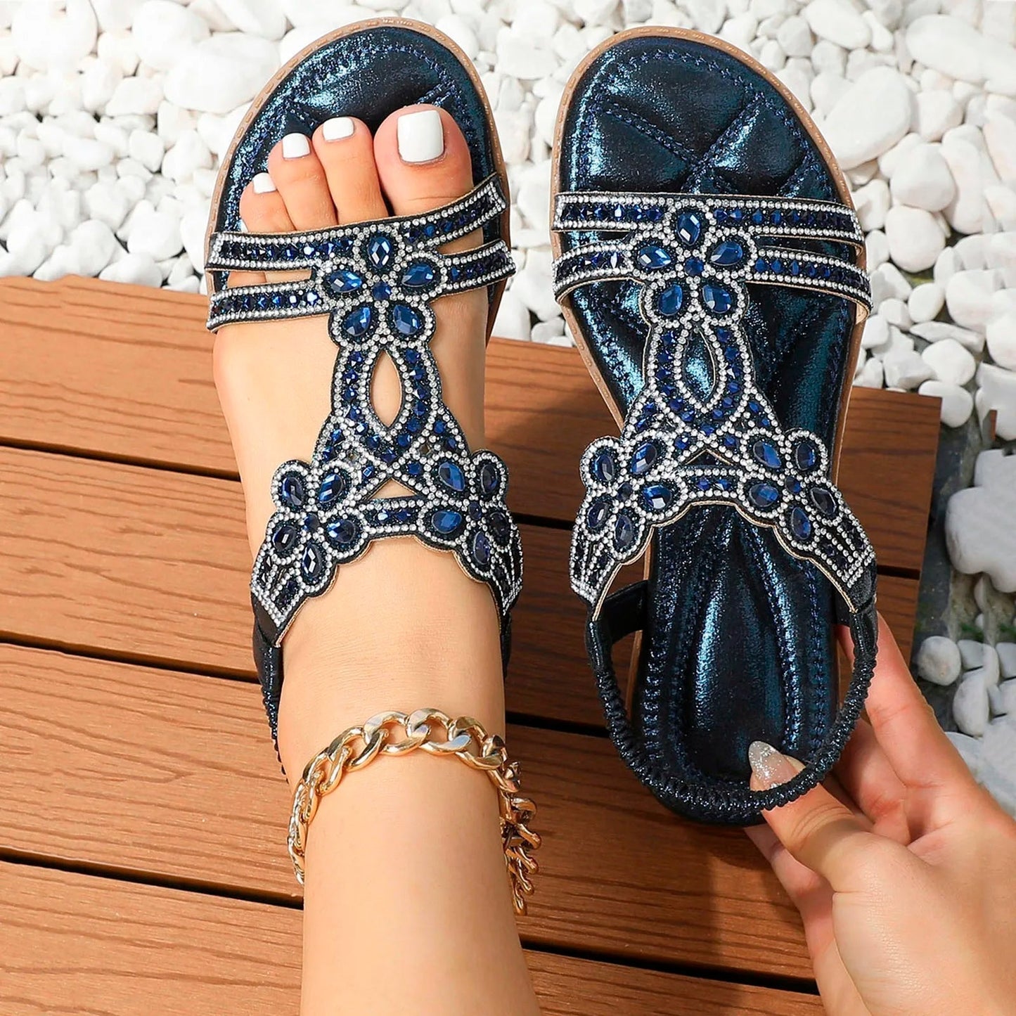 Women's Sandals | Jeweled Straps, Cushioned Insole