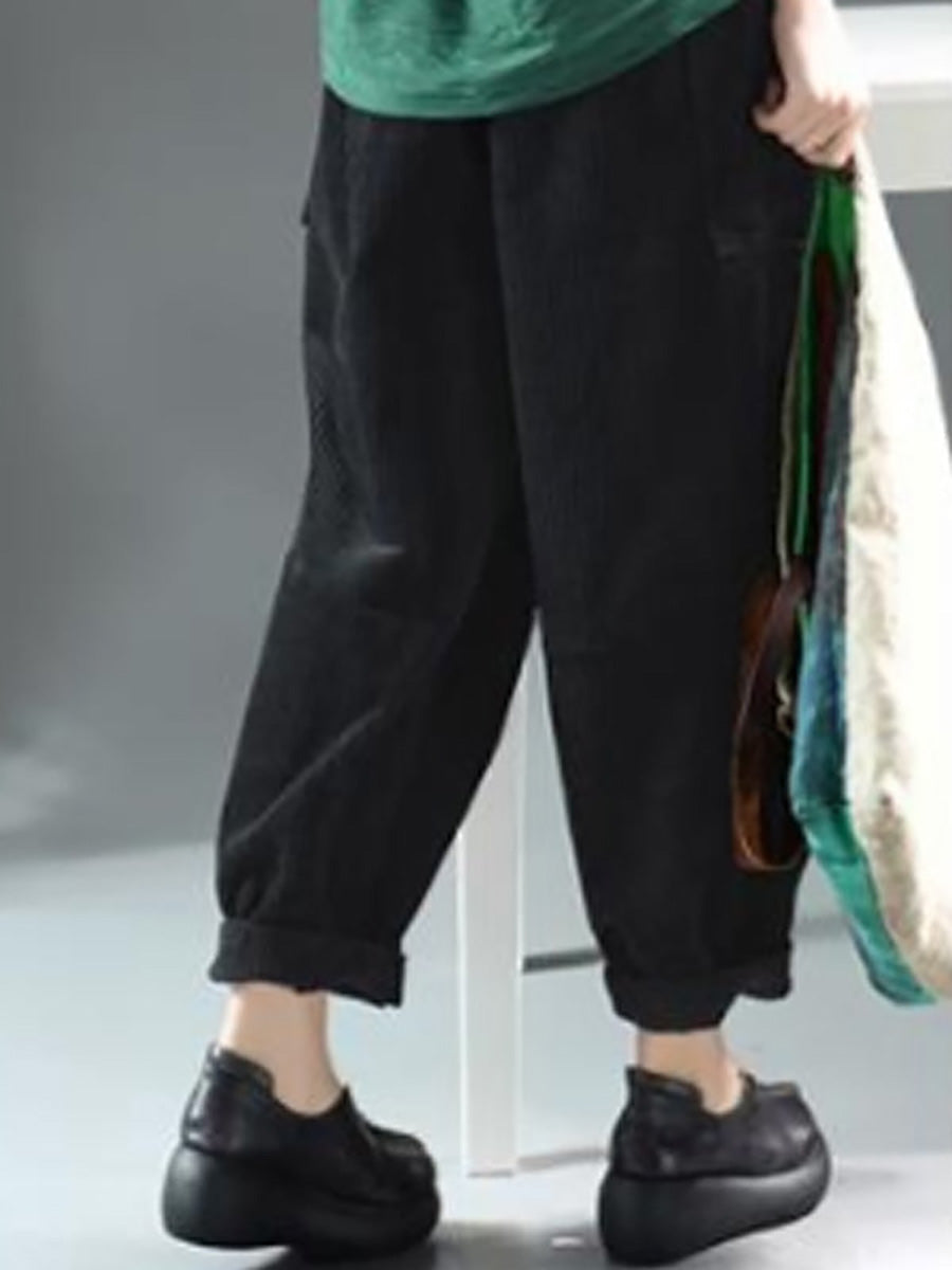Women's Harem Pants | Elastic Waist & Retro Style 8