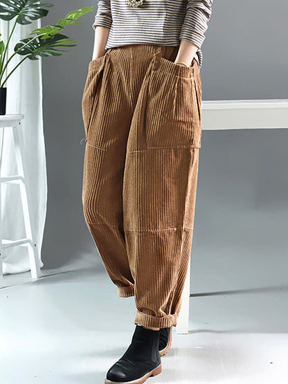 Women's Harem Pants | Elastic Waist & Retro Style 9