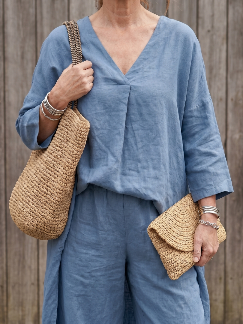 Women's Tunic & Wide Leg Pant Set | Relaxed Fit & All-Day Comfort 4