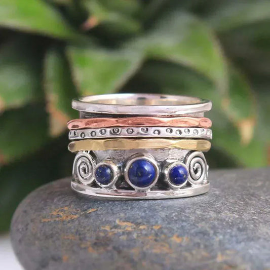 Bohemian Sapphire Meditation Bracelet