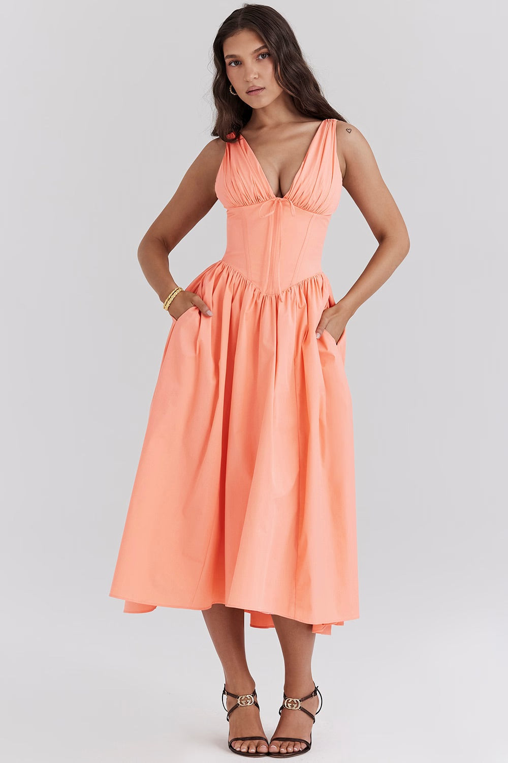 Women's Wedding Guest Dress | Floral Print, Full Skirt