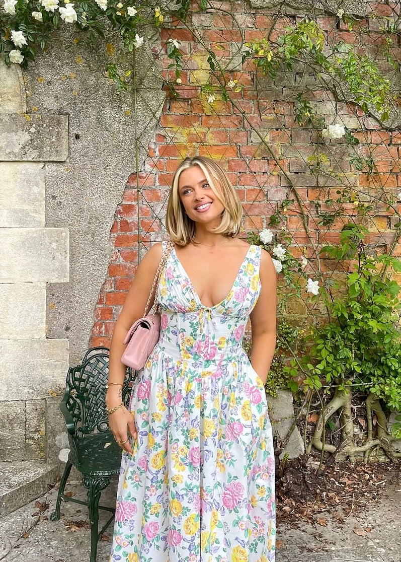 Women's Wedding Guest Dress | Floral Print, Full Skirt