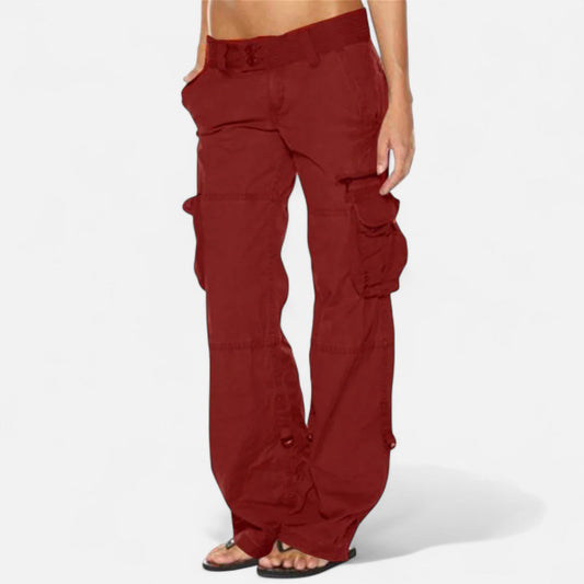 Cargo Pants | Straight-Leg Utility Cargo Pants for Women