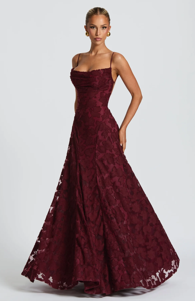 Celeste | Timeless Lace Maxi Dress 0