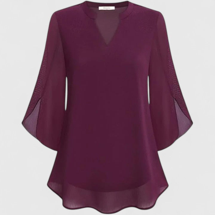 Chic Blouse for Office and Evening Wear
