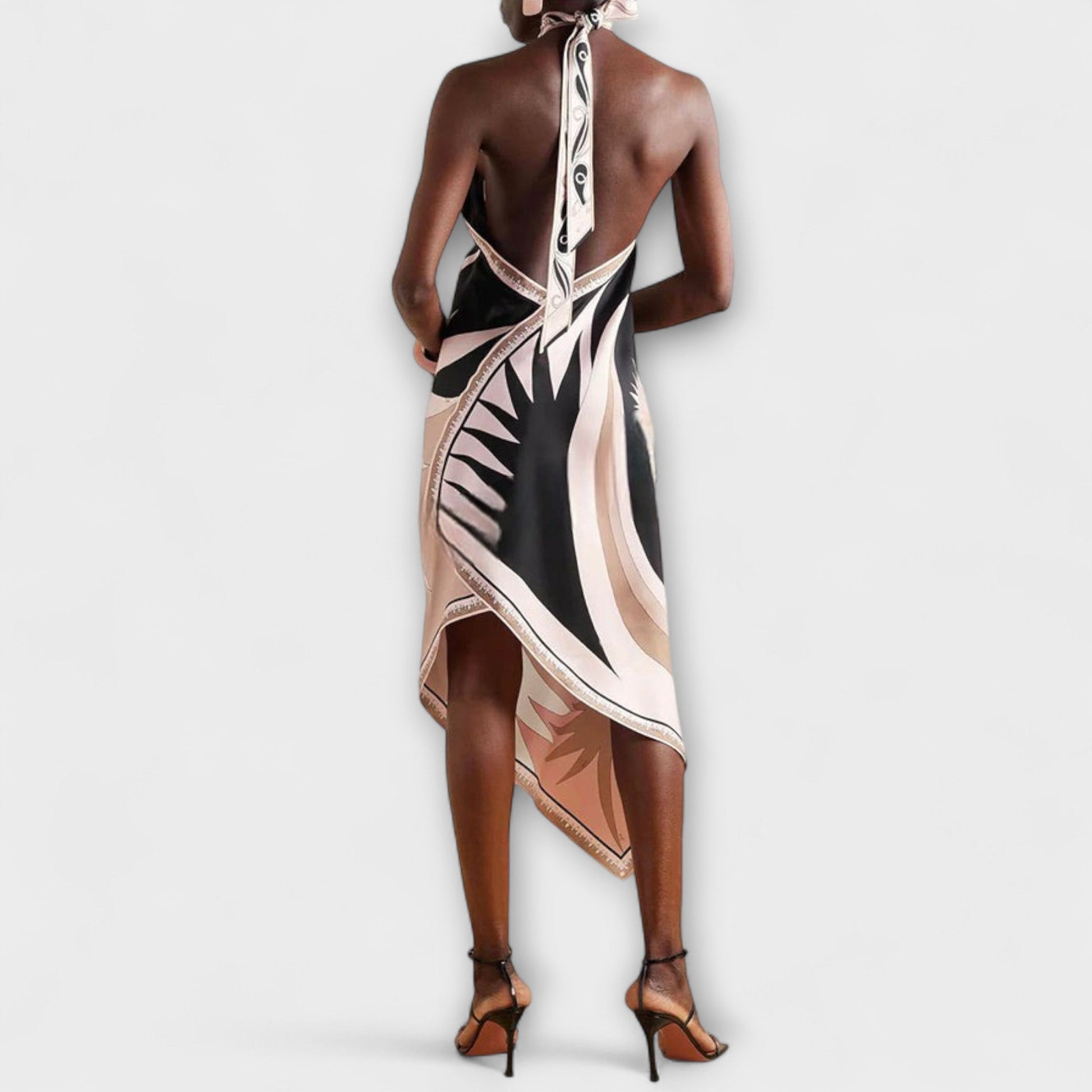 Chic Satin Strap Dress for Events
