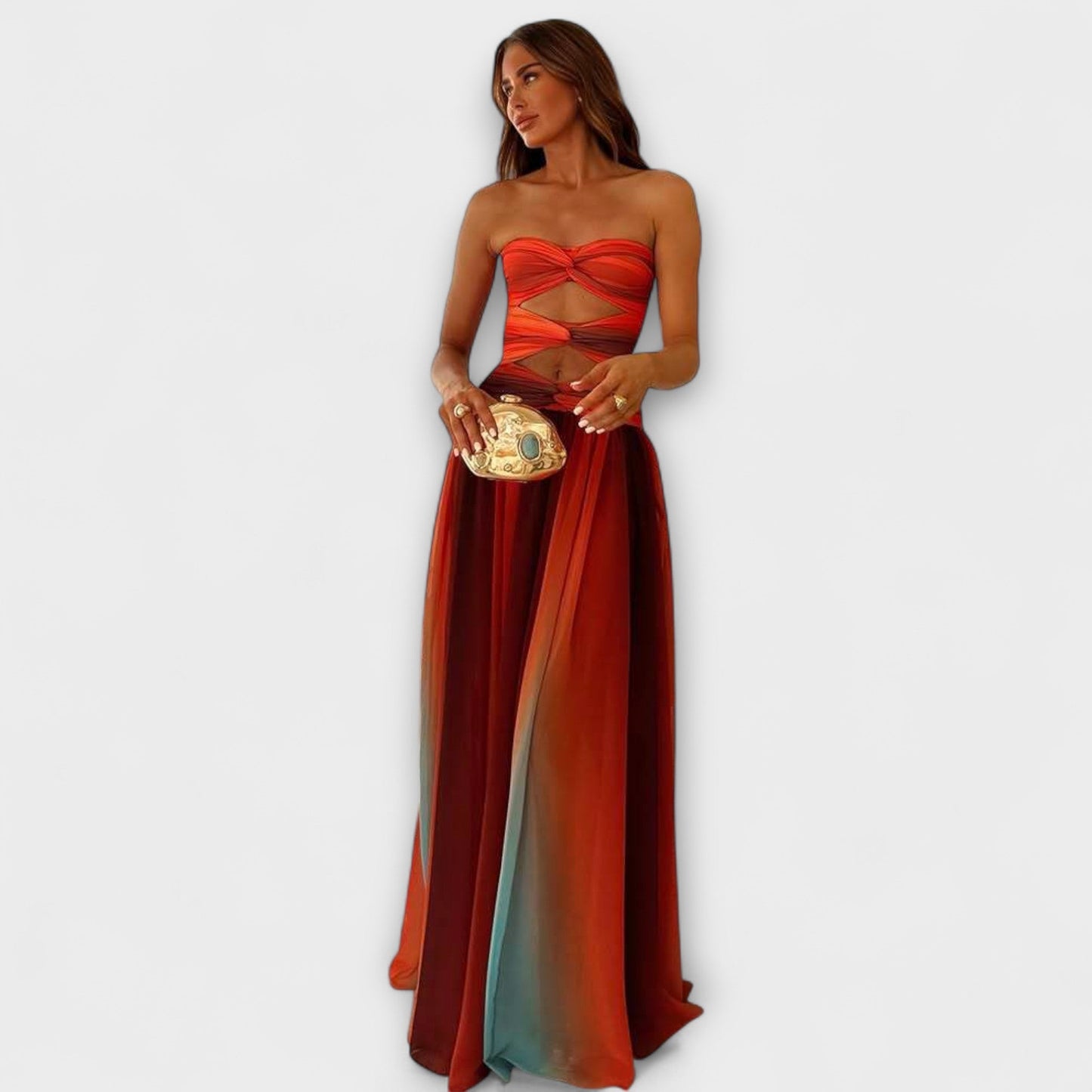 Chic Strapless Maxi Dress for Any Occasion